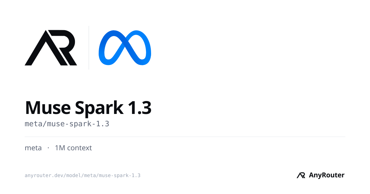 Muse Spark 1.3 share card