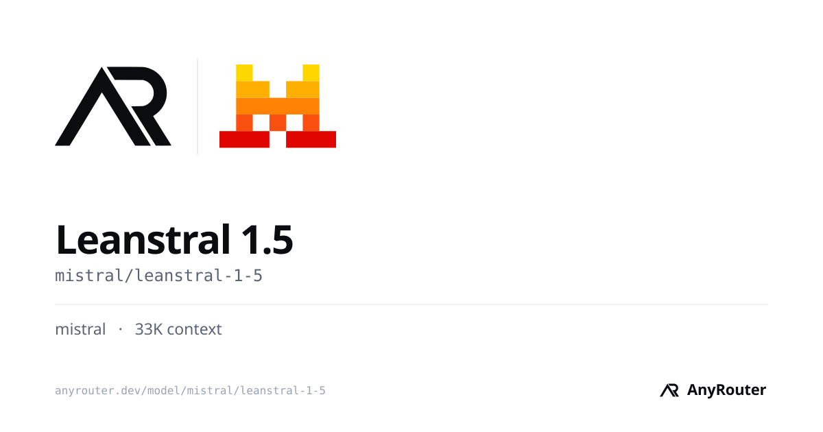 Leanstral 1.5 share card
