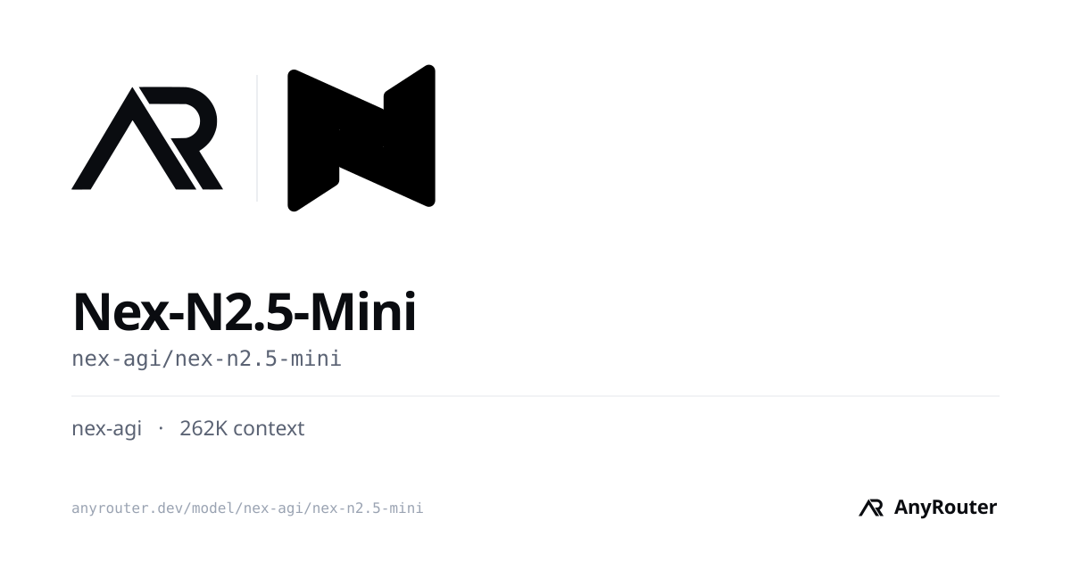 Nex-N2.5-Mini share card