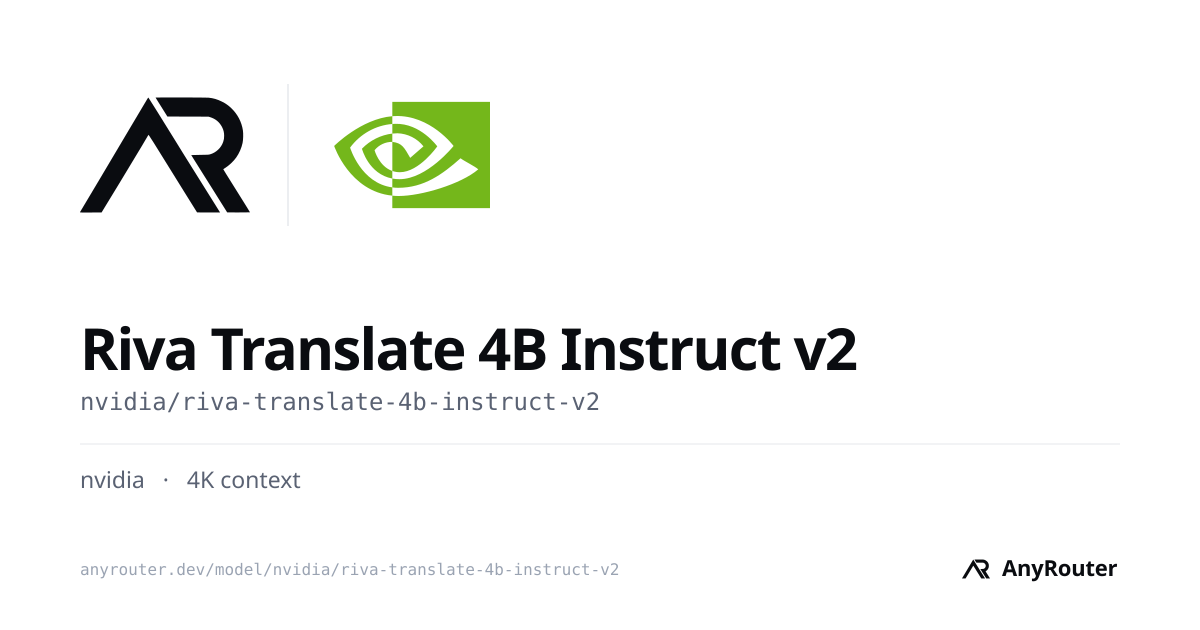 Riva Translate 4B Instruct v2 share card