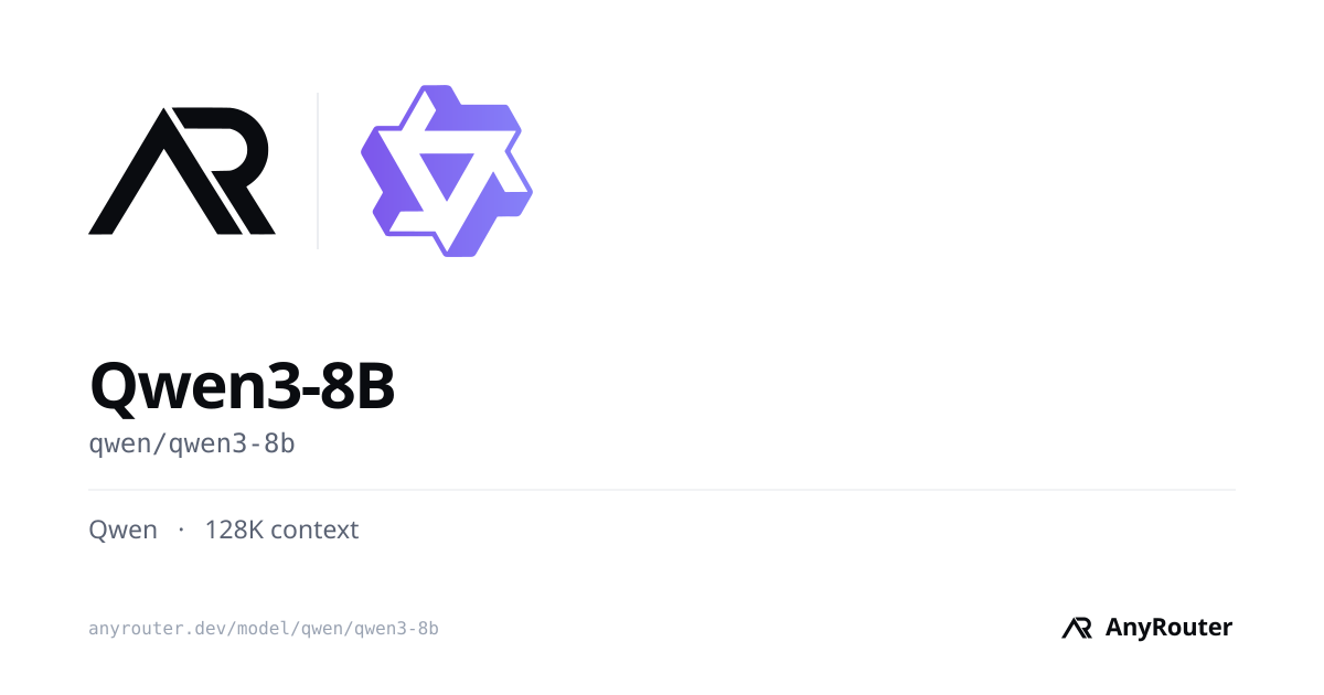 Qwen3-8B share card