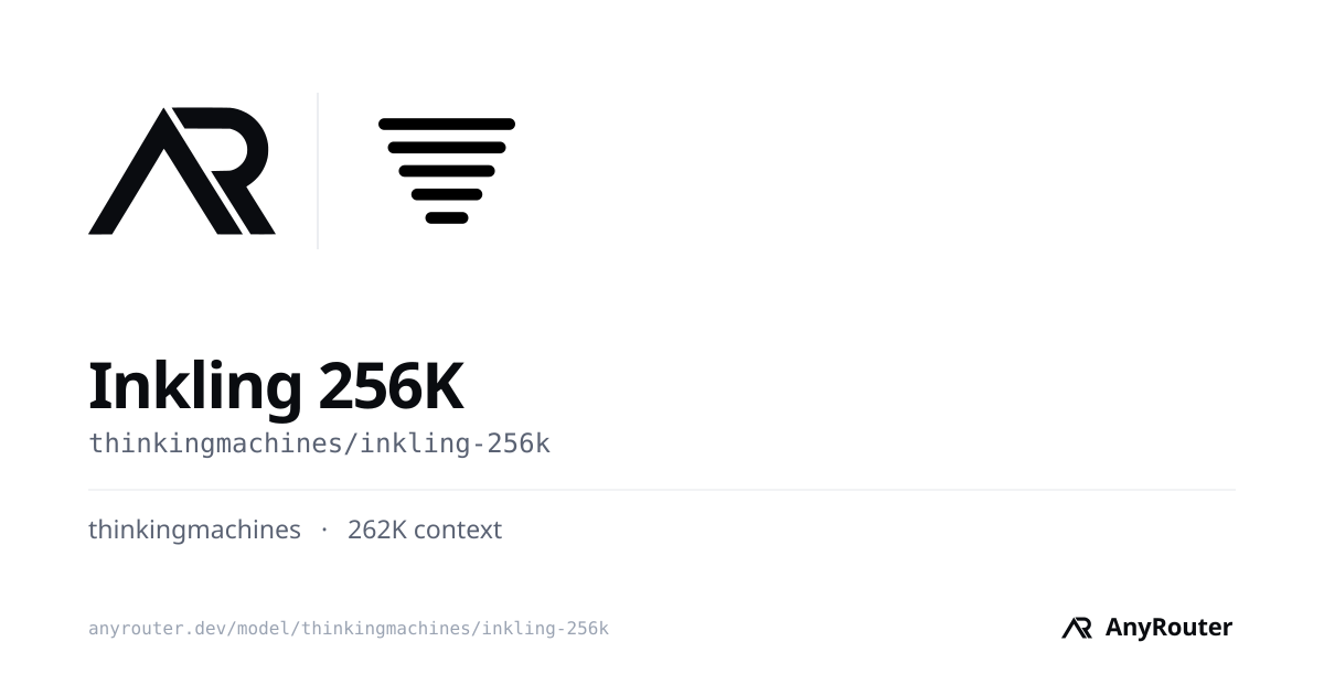 Inkling 256K share card